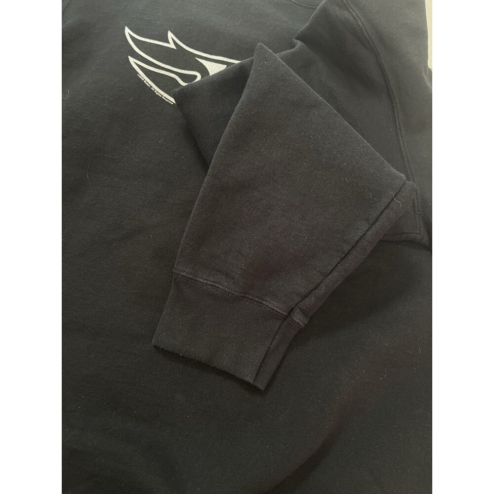 Mattel Hot Wheels Gray Logo Black Crewneck Sweatshirt Unisex XL - Picture 3 of 9